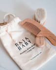 Wooden Brush & Comb Set